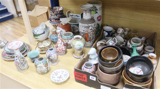 A quantity of Oriental ceramics